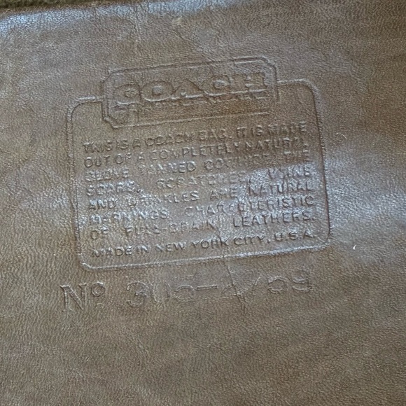 Vintage 70s Coach Tabac Companion Leather Shoulder Bag - Picture 5 of 8